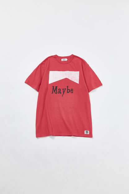 "Maybe" リサイクルコットンTee