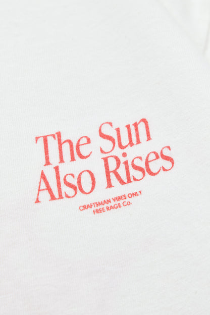 "The Sun Also Rises" リサイクルコットンTee