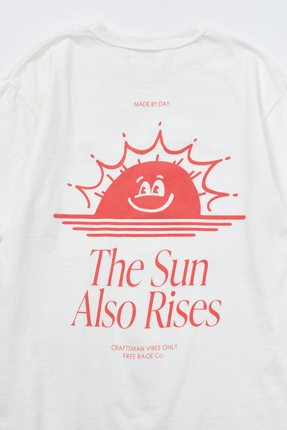 "The Sun Also Rises" リサイクルコットンTee