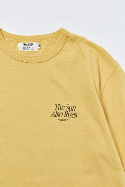 "The Sun Also Rises" リサイクルコットンTee
