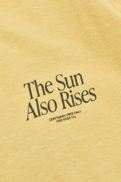 "The Sun Also Rises" リサイクルコットンTee