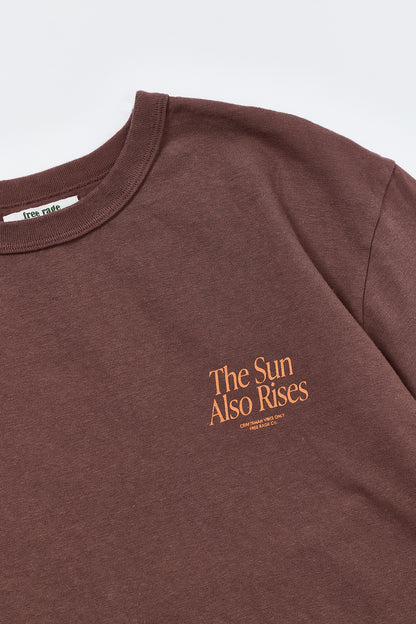 "The Sun Also Rises" リサイクルコットンTee