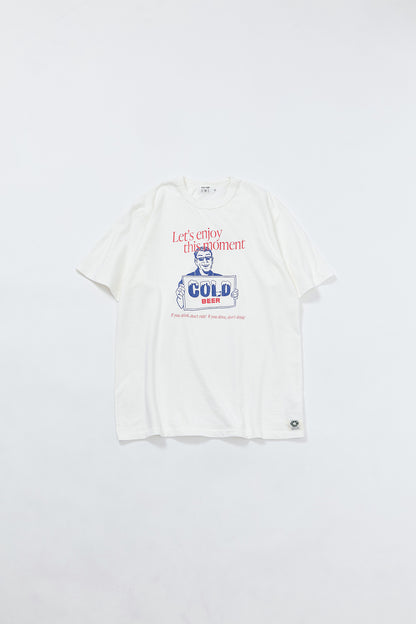 "COLD BEER" リサイクルコットンTee