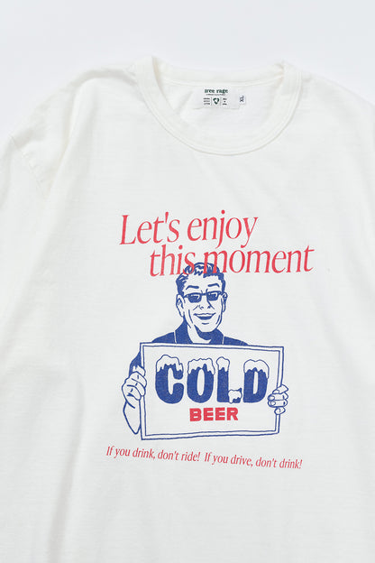 "COLD BEER" リサイクルコットンTee