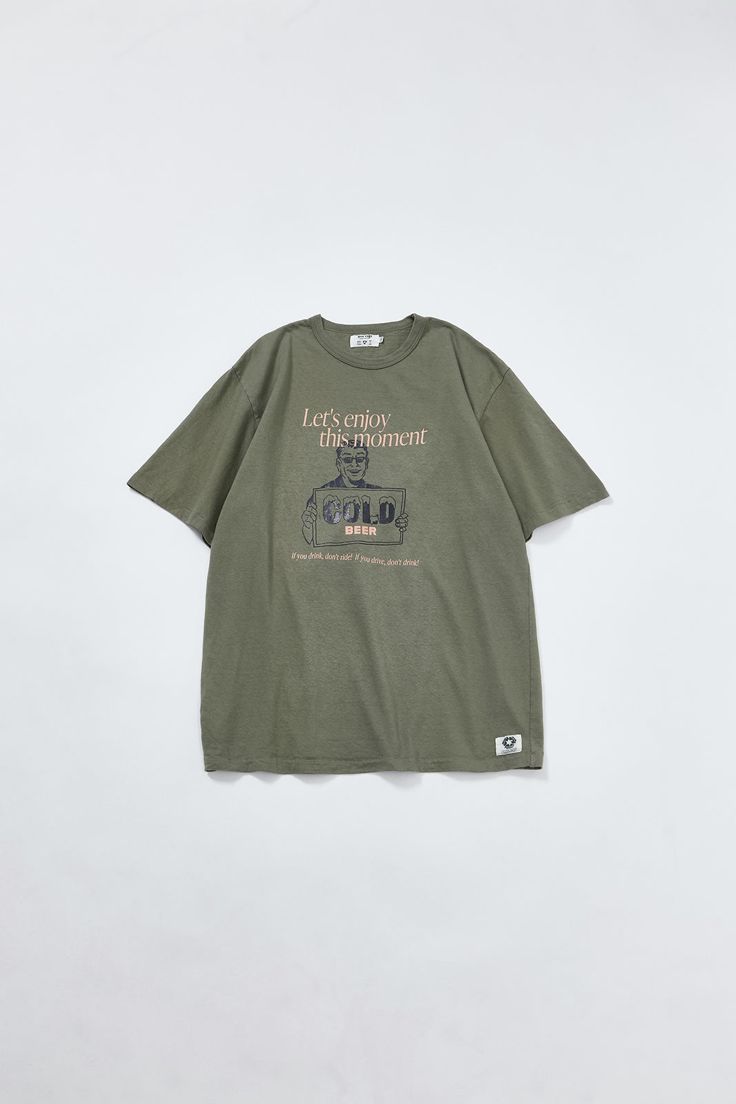 "COLD BEER" リサイクルコットンTee