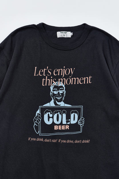 "COLD BEER" リサイクルコットンTee
