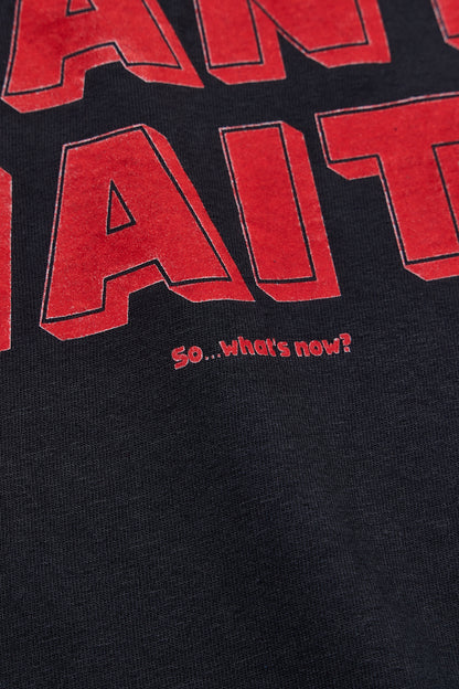 "WANT,WAIT!" リサイクルコットンTee