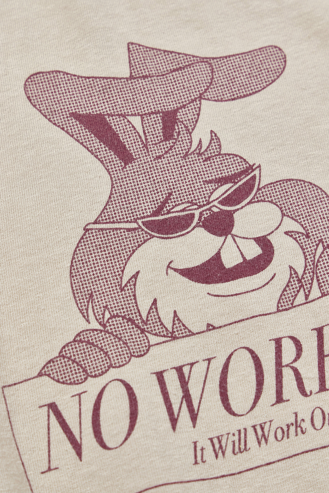 "NO WORRIES" リサイクルコットンTee