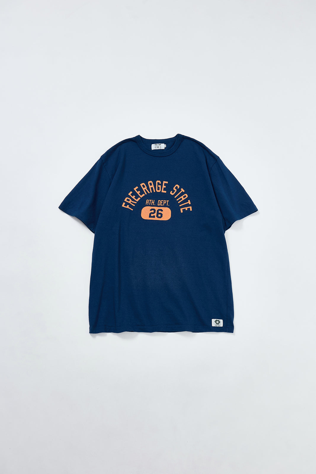 "FREERAGE STATE" リサイクルコットンTee