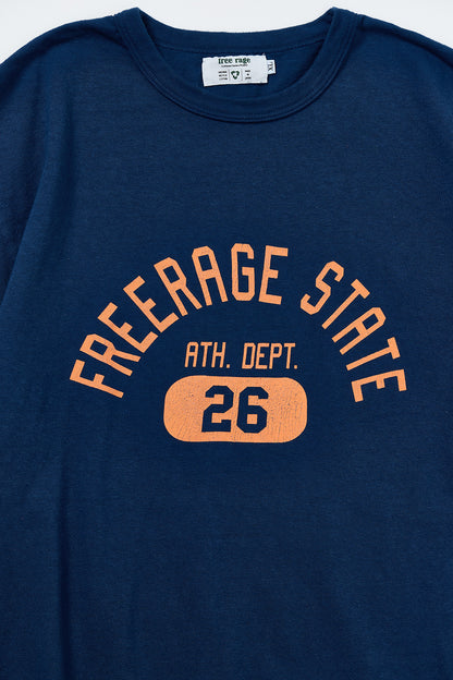 "FREERAGE STATE" リサイクルコットンTee