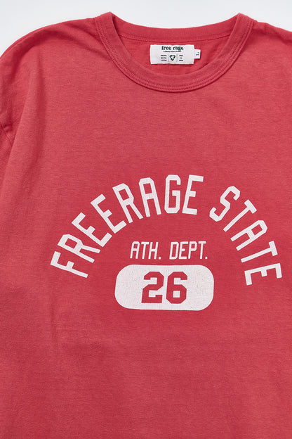 "FREERAGE STATE" リサイクルコットンTee