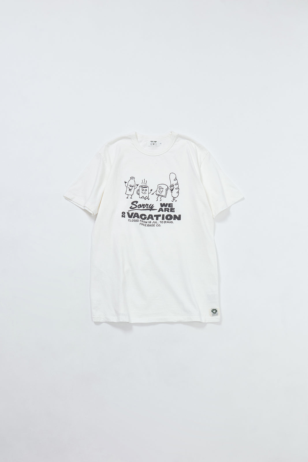 "VACATION" リサイクルコットンTee