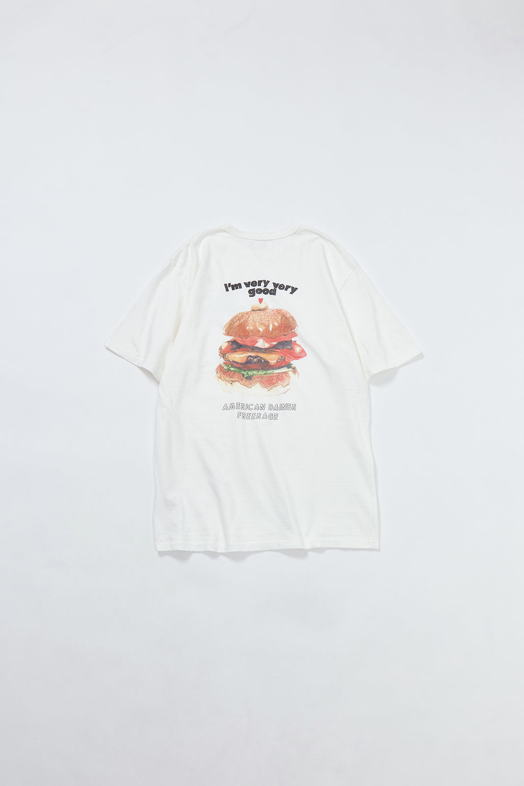 "Burger" リサイクルコットンTee