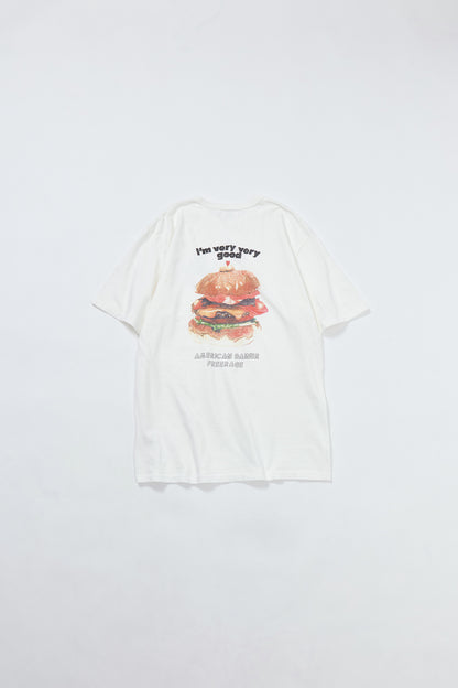 "Burger" リサイクルコットンTee