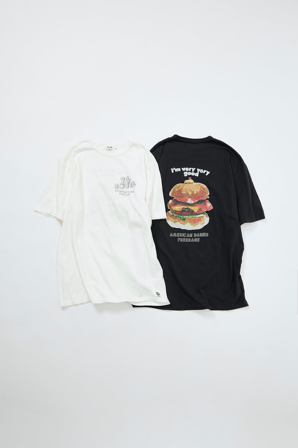 "Burger" リサイクルコットンTee
