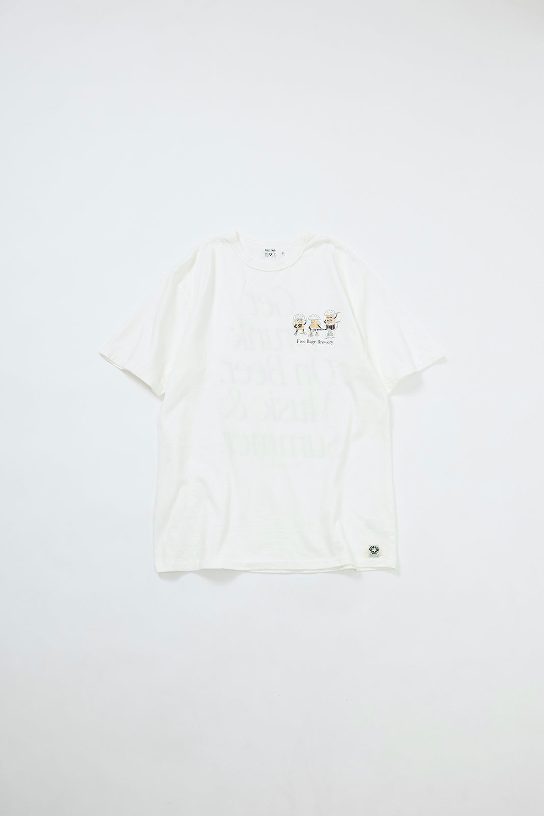 "Get Drunk" リサイクルコットンTee