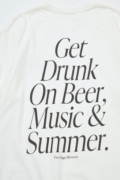 "Get Drunk" リサイクルコットンTee