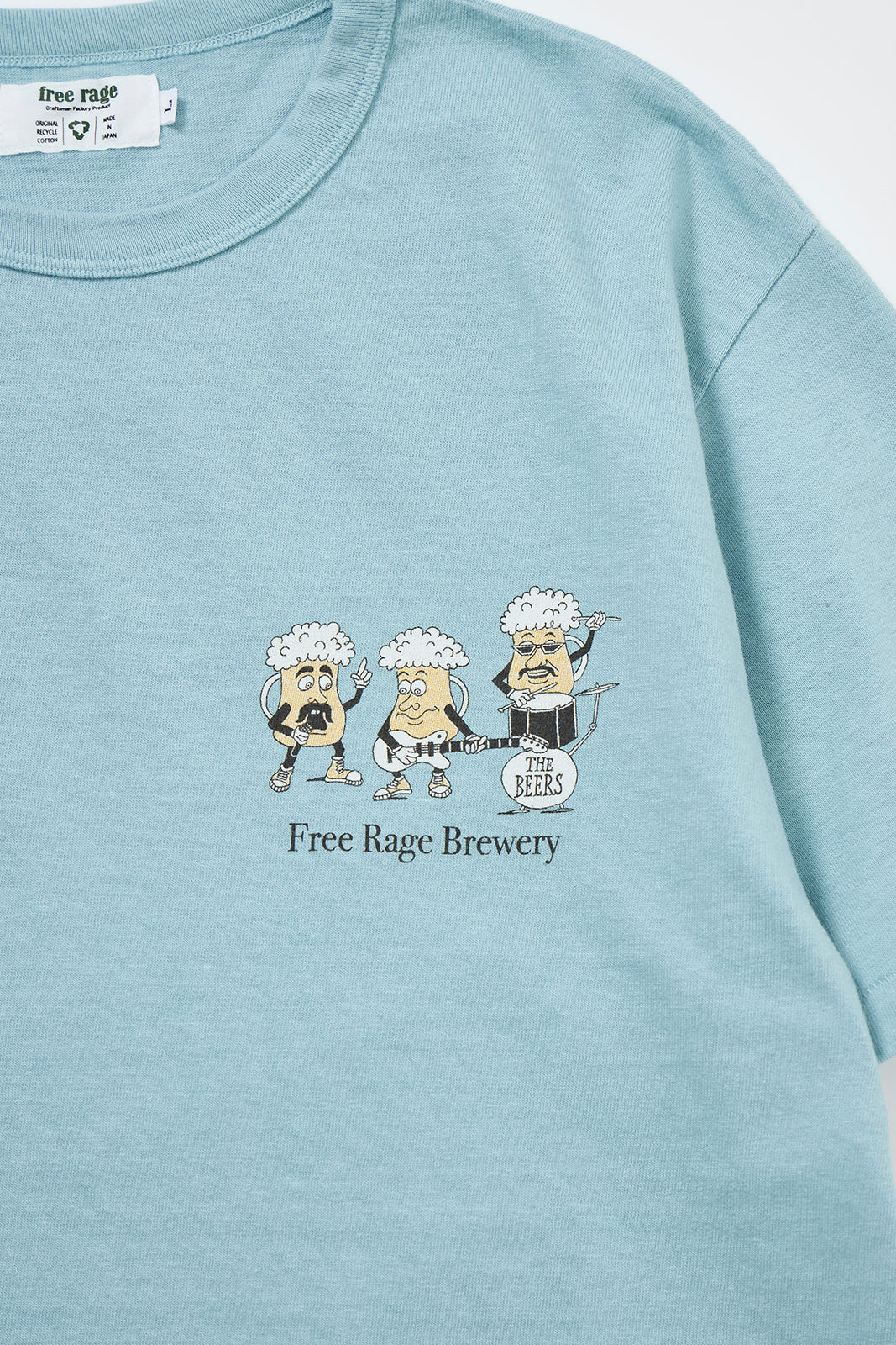 "Get Drunk" リサイクルコットンTee