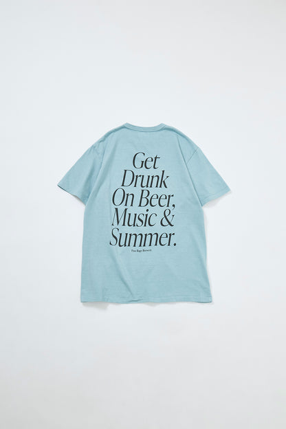 "Get Drunk" リサイクルコットンTee