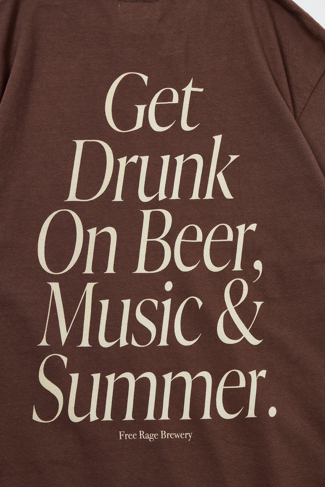 "Get Drunk" リサイクルコットンTee