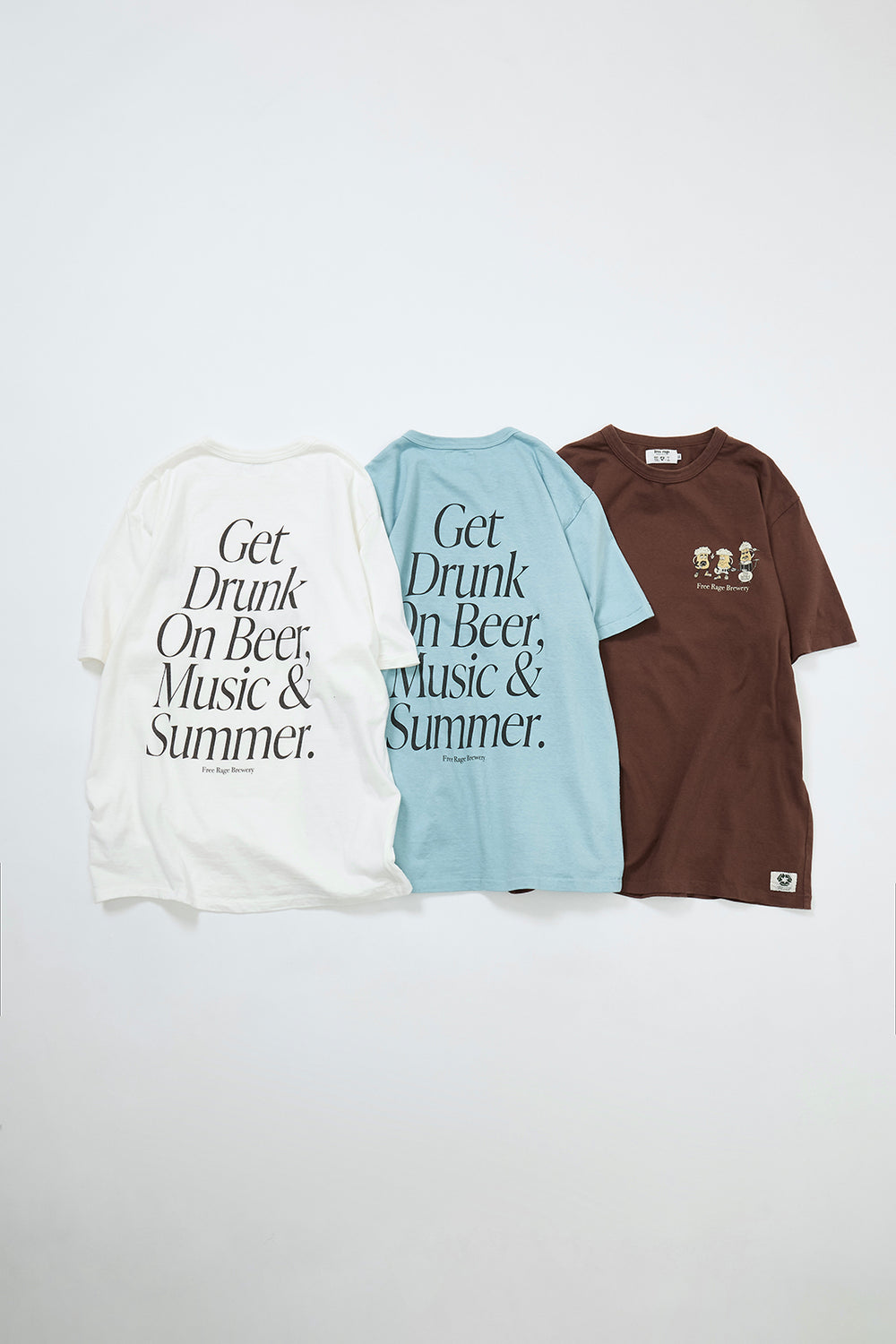 "Get Drunk" リサイクルコットンTee