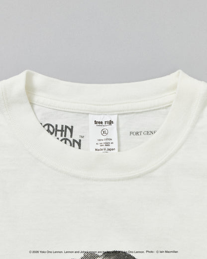 【John Lennon×free rage】Portrait リサイクルコットン半袖Tシャツ