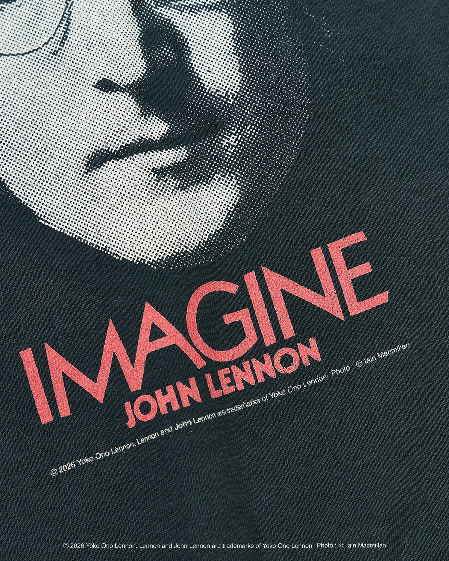 【John Lennon×free rage】Portrait リサイクルコットン半袖Tシャツ