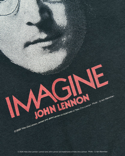 【John Lennon×free rage】Portrait リサイクルコットン半袖Tシャツ