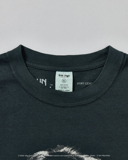 【John Lennon×free rage】Portrait リサイクルコットン半袖Tシャツ