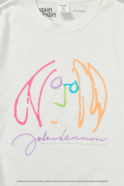 【John Lennon×free rage】ART リサイクルコットン半袖Tシャツ