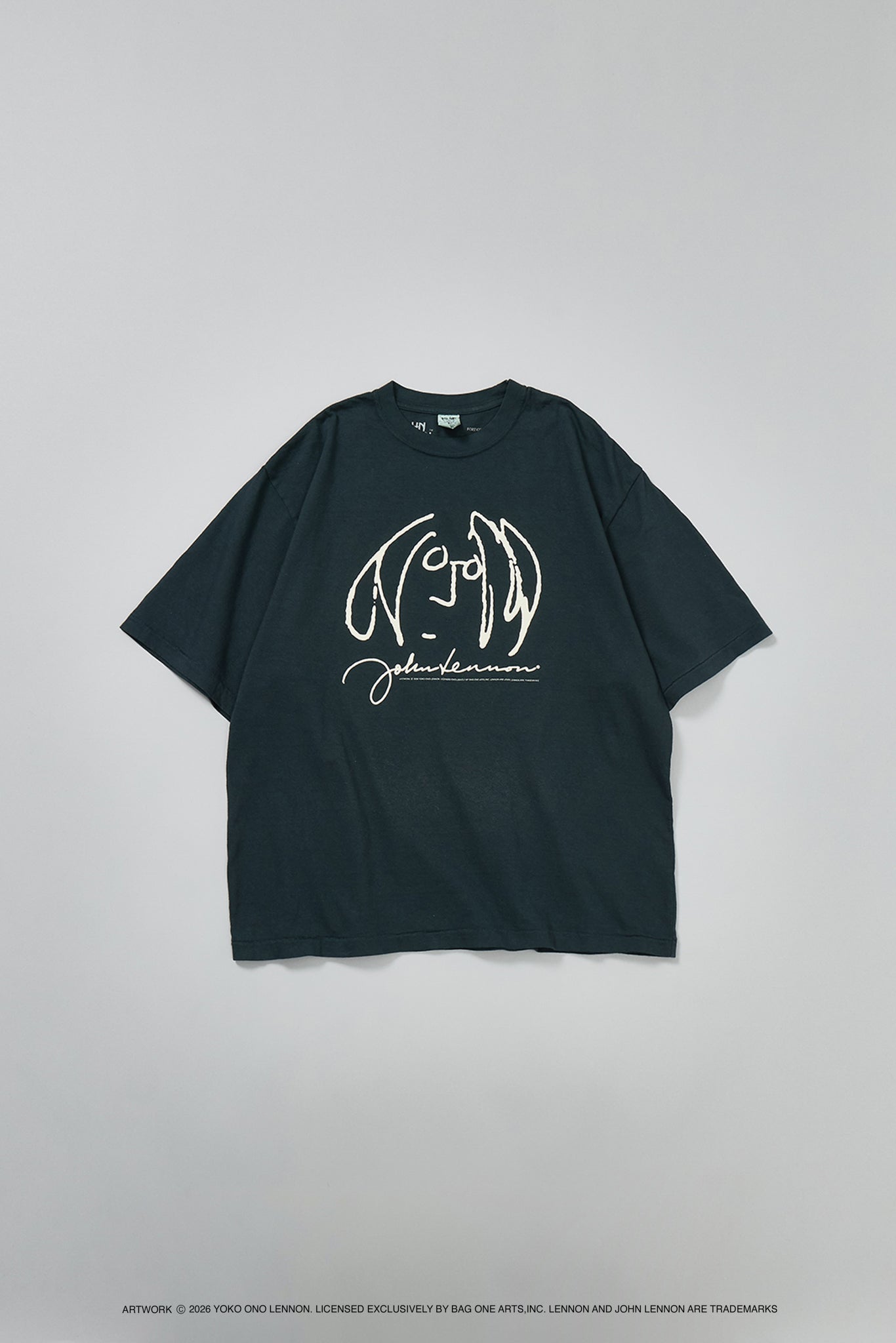【John Lennon×free rage】ART リサイクルコットン半袖Tシャツ