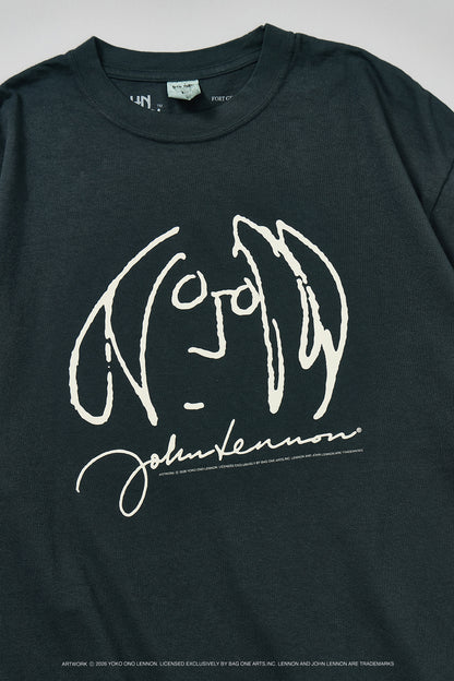 【John Lennon×free rage】ART リサイクルコットン半袖Tシャツ