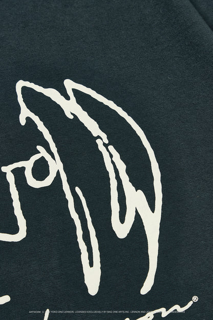 【John Lennon×free rage】ART リサイクルコットン半袖Tシャツ