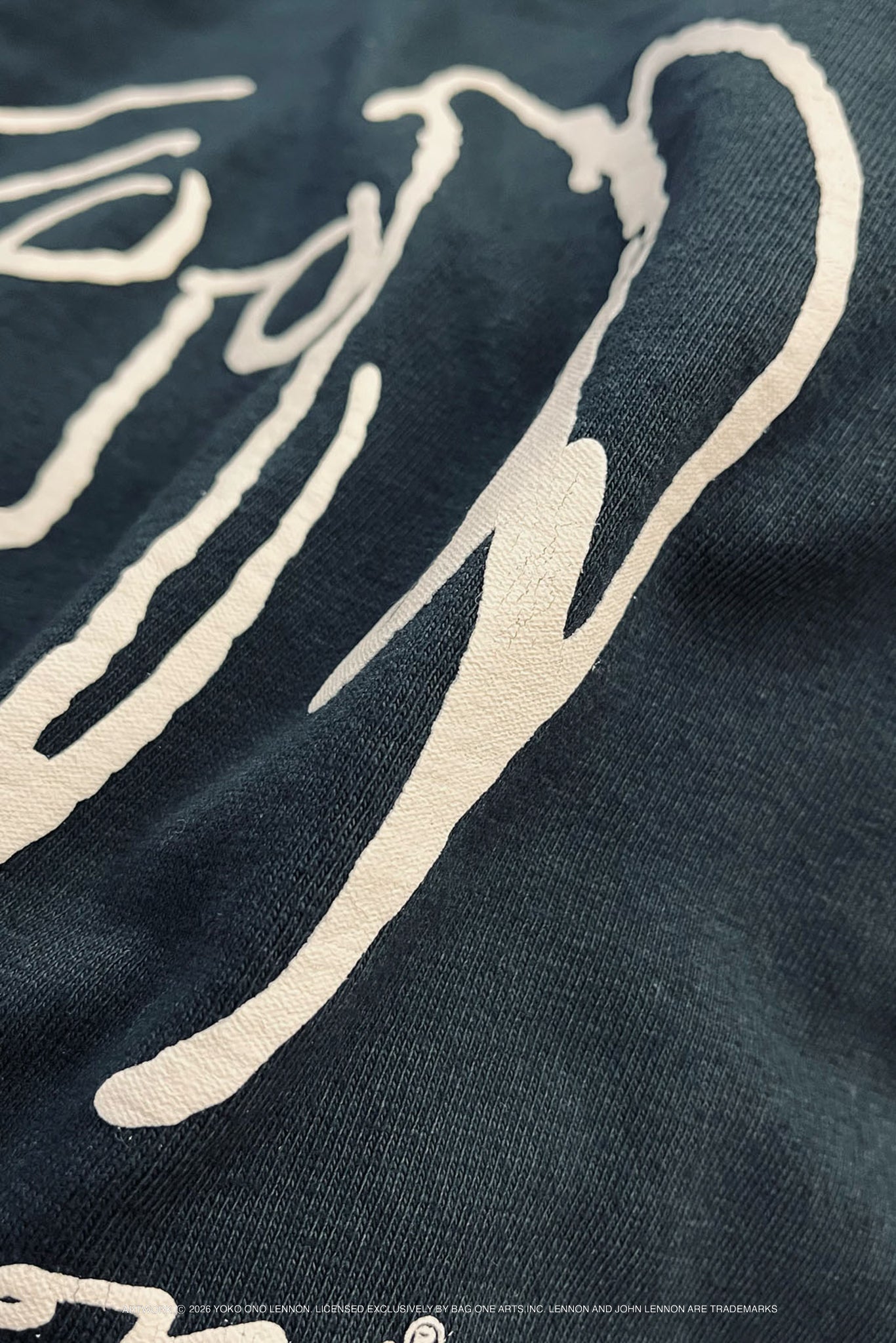 【John Lennon×free rage】ART リサイクルコットン半袖Tシャツ