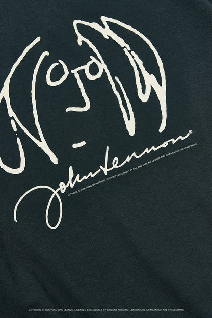 【John Lennon×free rage】ART リサイクルコットン半袖Tシャツ