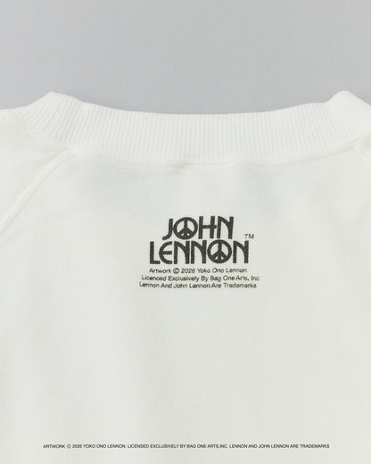 【John Lennon×free rage】ART Raglan Crew Sweat