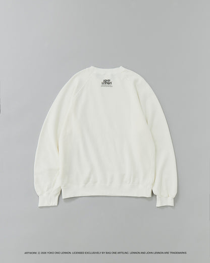 【John Lennon×free rage】ART Raglan Crew Sweat