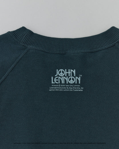 【John Lennon×free rage】ART Raglan Crew Sweat