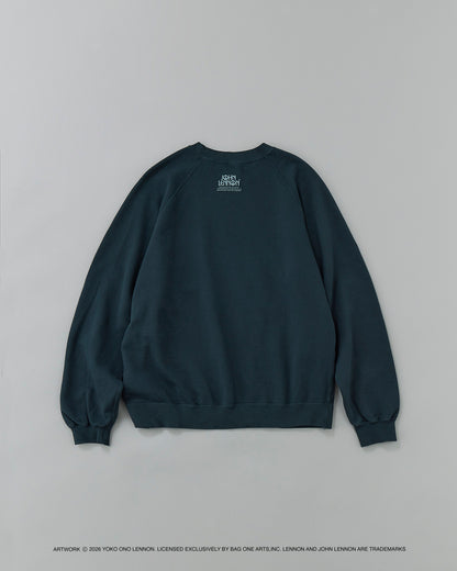 【John Lennon×free rage】ART Raglan Crew Sweat