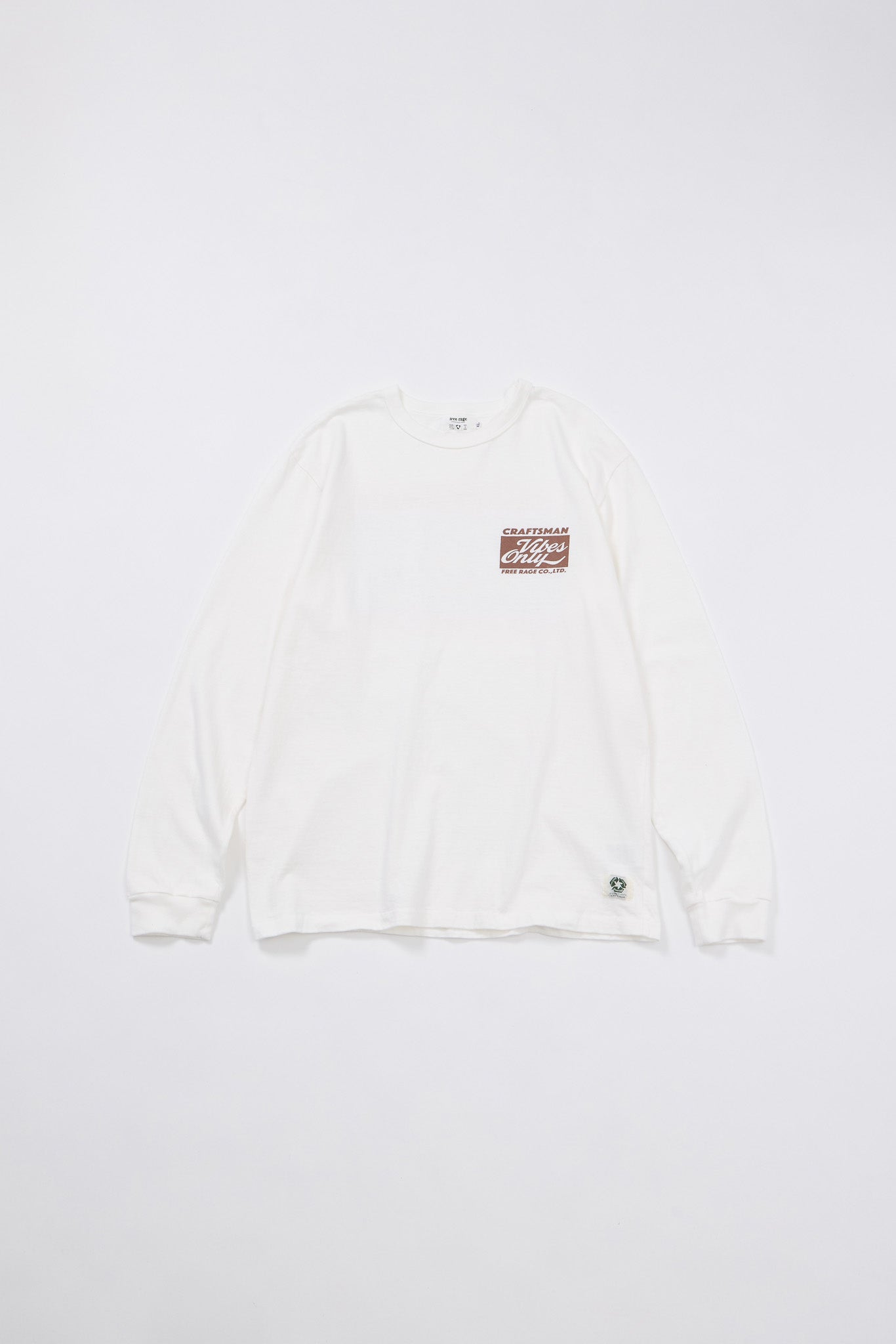 【先行予約】リサイクルコットン長袖Tee／CRAFTSMAN VIBES ONLY 2026