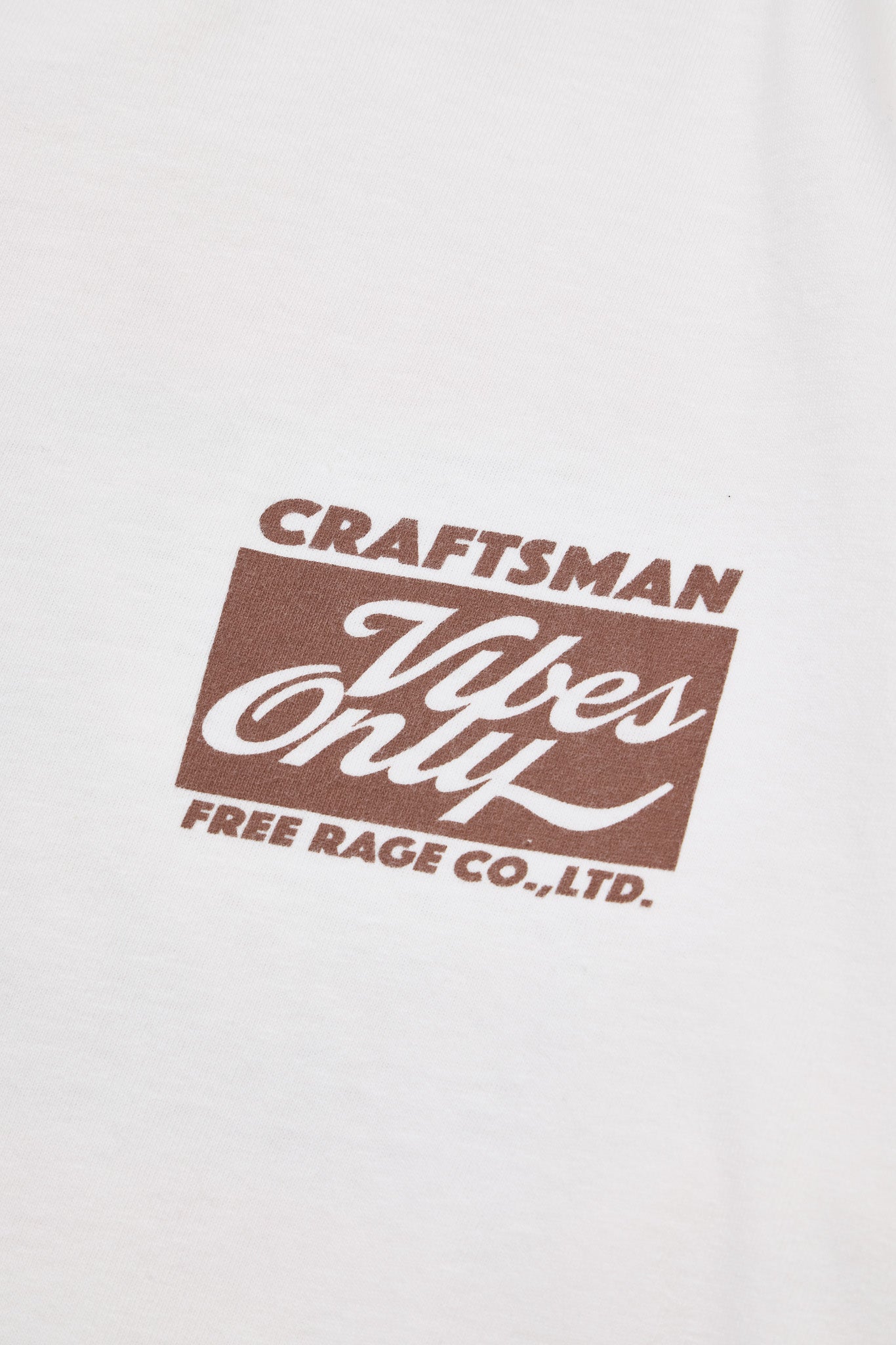 【先行予約】リサイクルコットン長袖Tee／CRAFTSMAN VIBES ONLY 2026