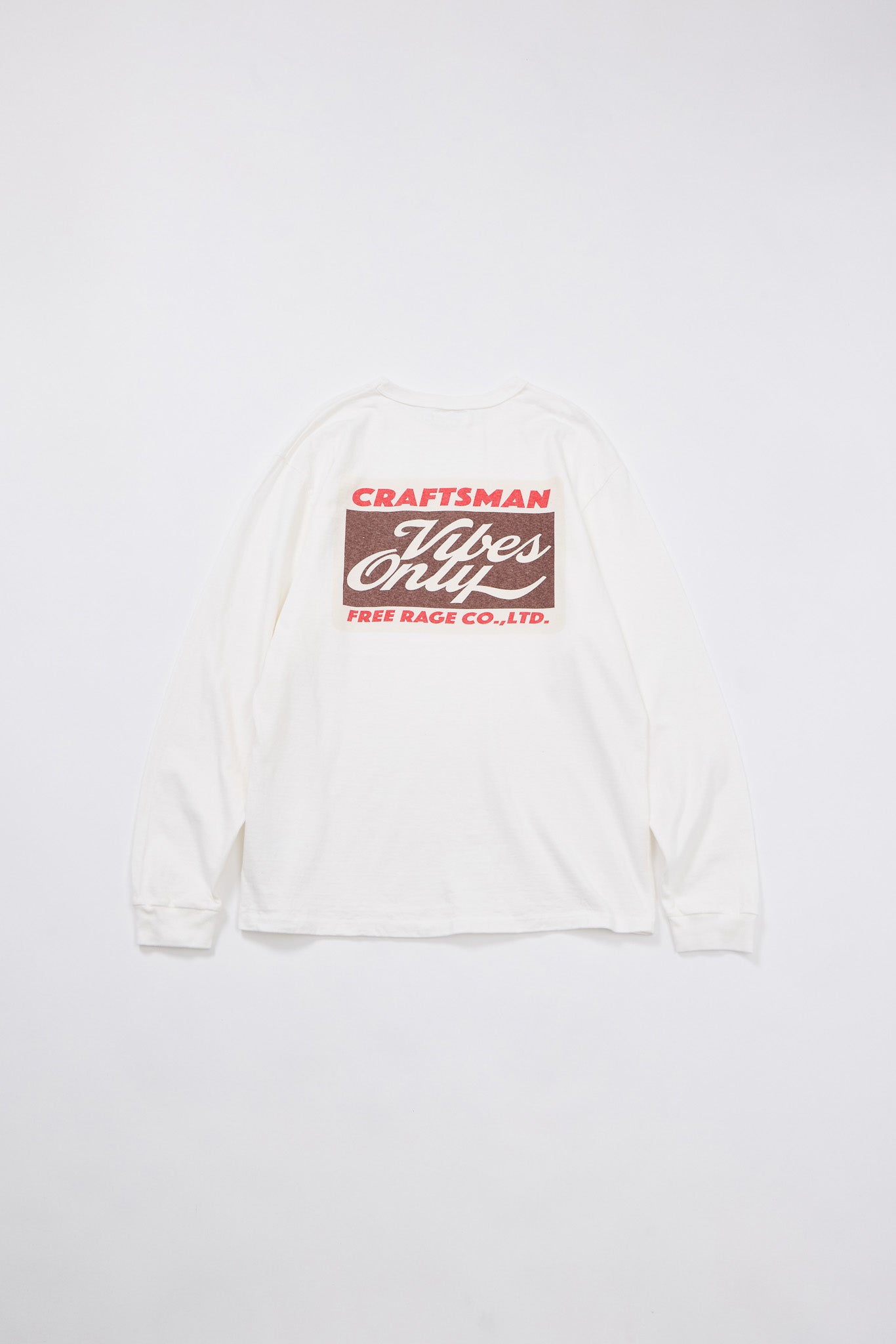 【先行予約】リサイクルコットン長袖Tee／CRAFTSMAN VIBES ONLY 2026