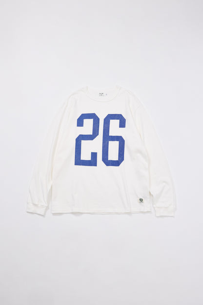 "26" リサイクルコットン長袖Tee