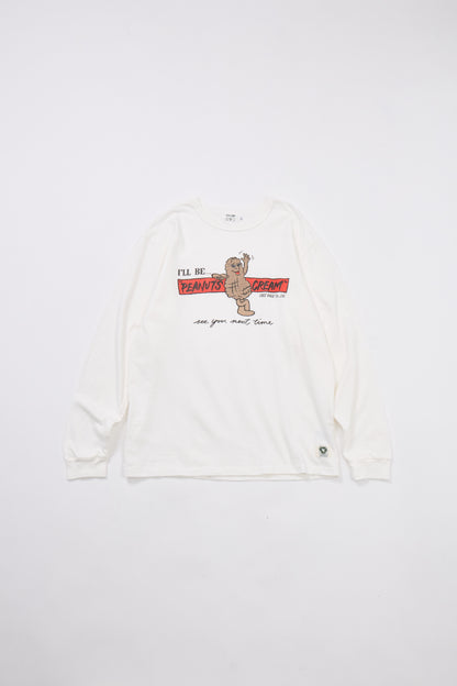 "PEANUTS CREAM vol.2" リサイクルコットン長袖Tee