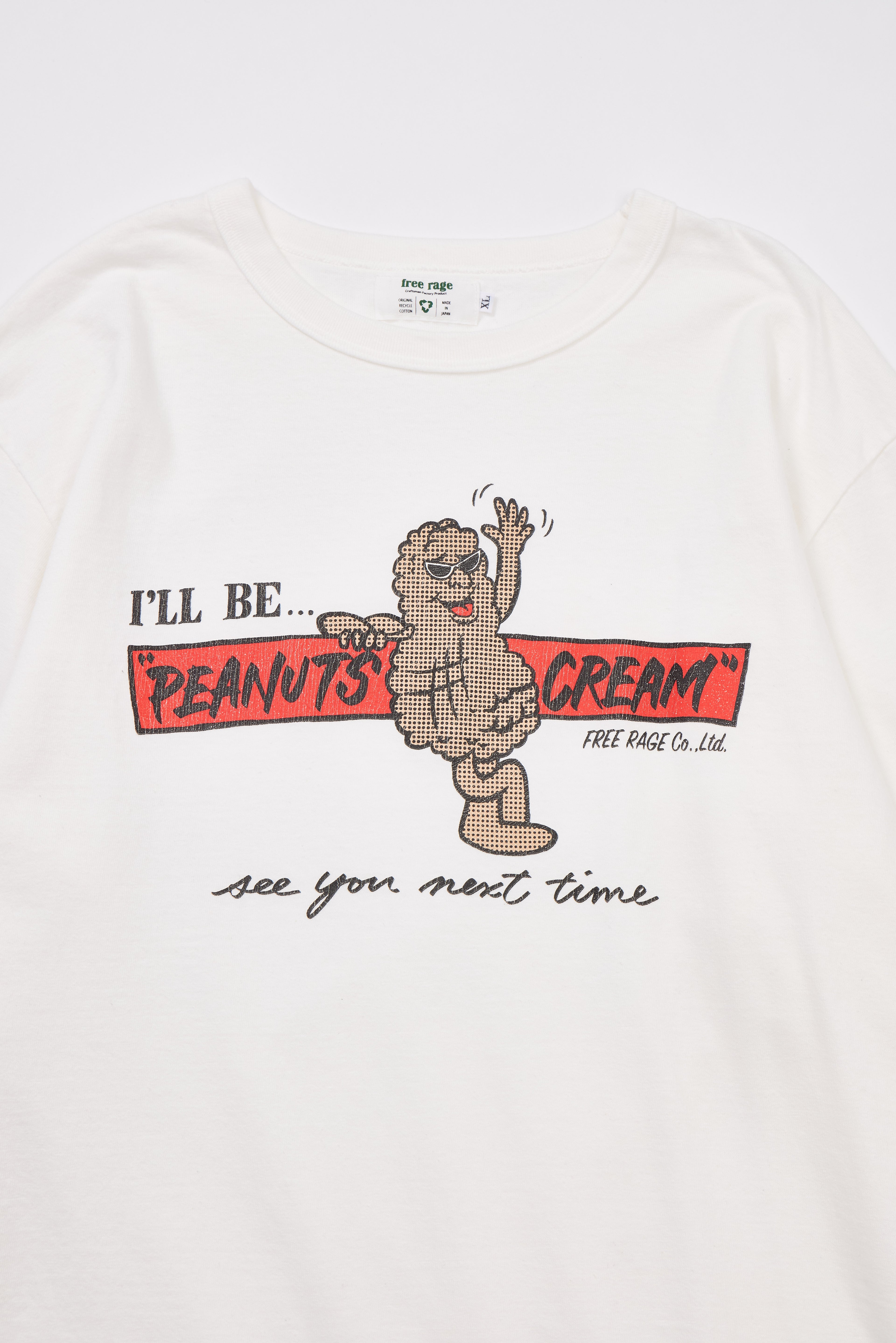 "PEANUTS CREAM vol.2" リサイクルコットン長袖Tee