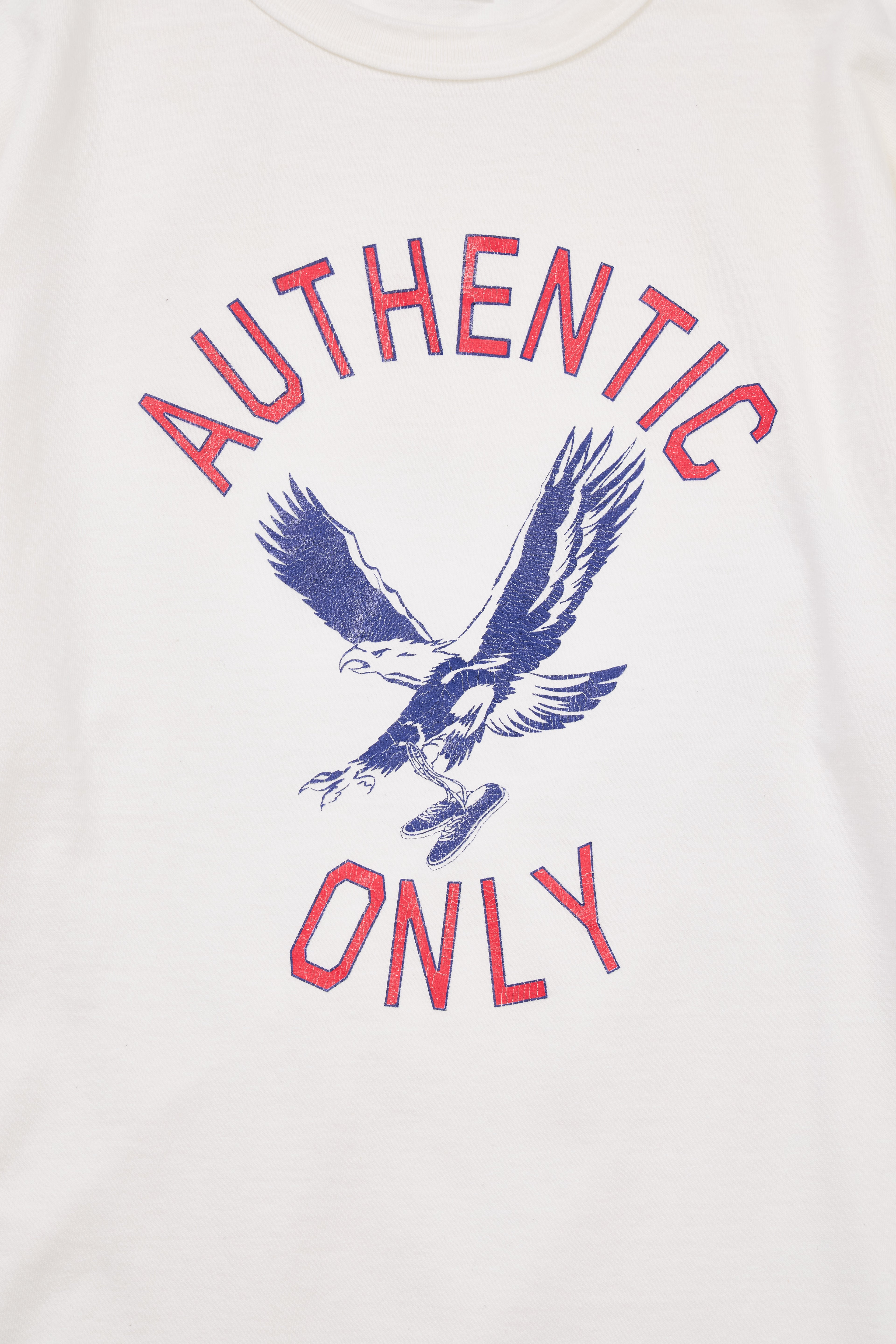 "AUTHENTIC ONLY" リサイクルコットン長袖Tee