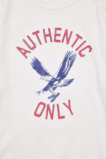 "AUTHENTIC ONLY" リサイクルコットン長袖Tee