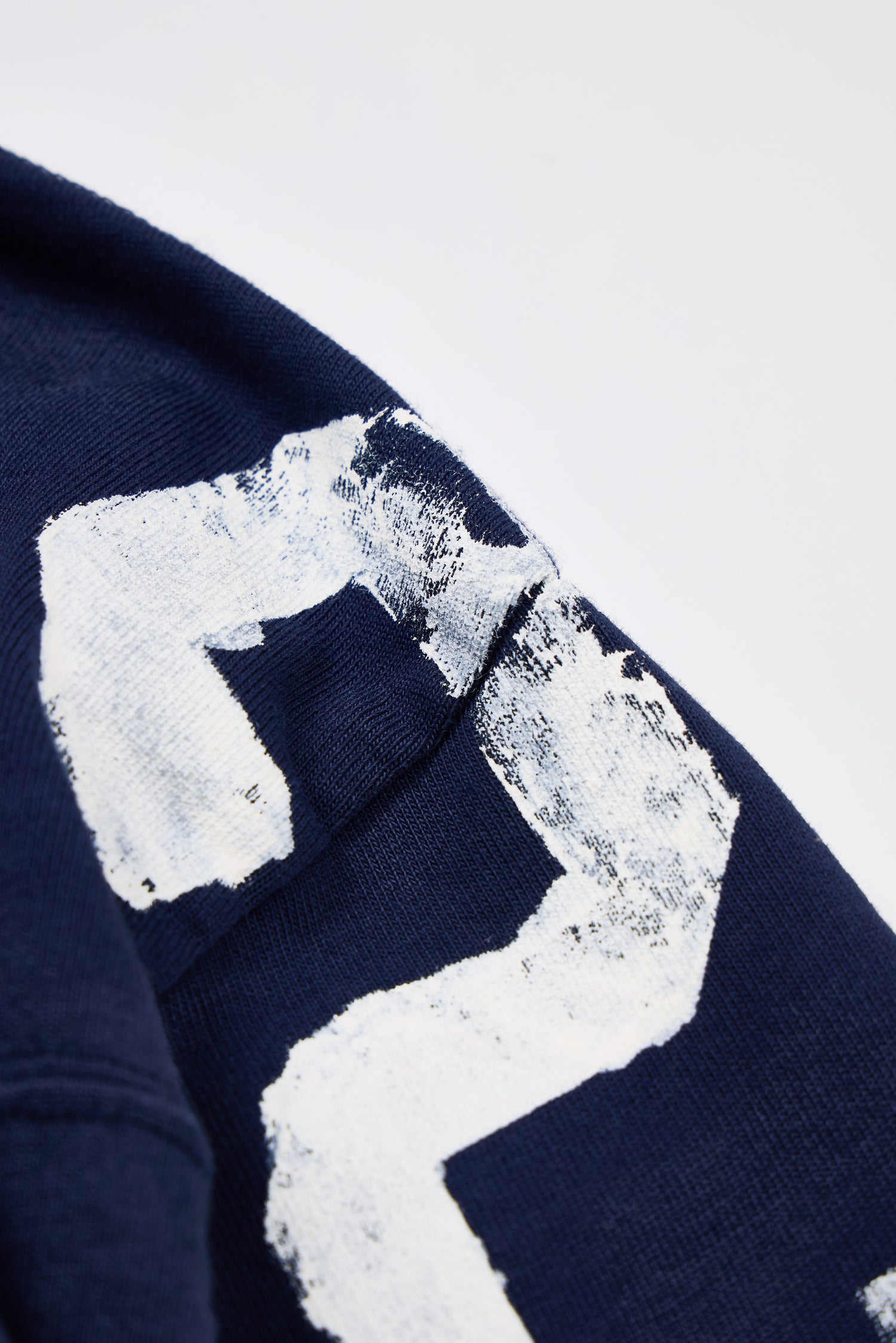 【受注予約】ハンドクラフト ラフ&amp;タフ フットボール長袖Tシャツ／Number Roller Paint