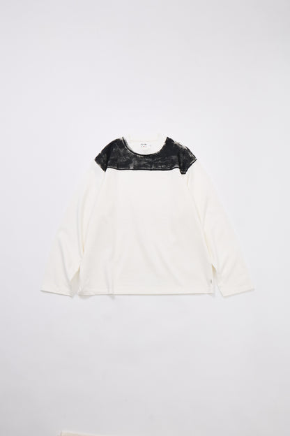 【受注予約】ハンドクラフト ラフ&amp;タフ フットボール長袖Tシャツ／York Roller Paint