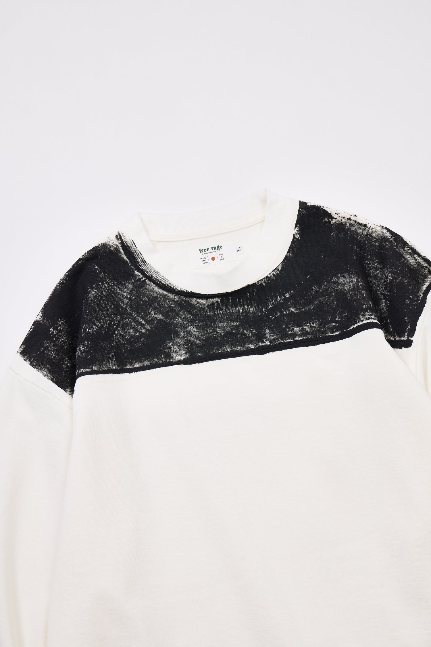 【受注予約】ハンドクラフト ラフ&amp;タフ フットボール長袖Tシャツ／York Roller Paint